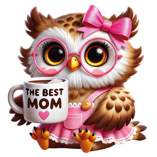 Bügelbild Tiere Best Mom – brillante Farben Bild_2