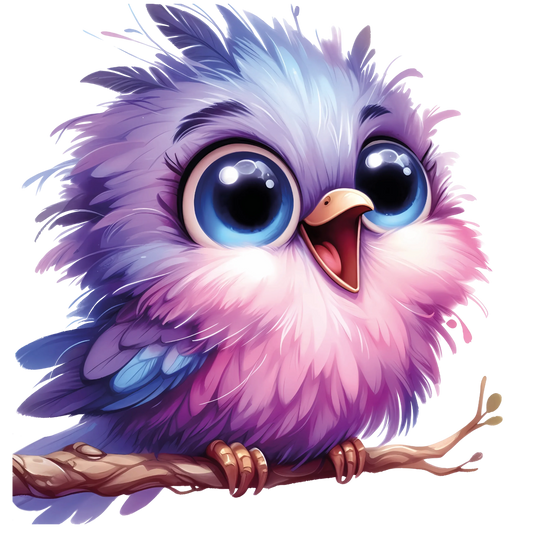 Bügelbild süße Vögel – brillante Farben Bild_2