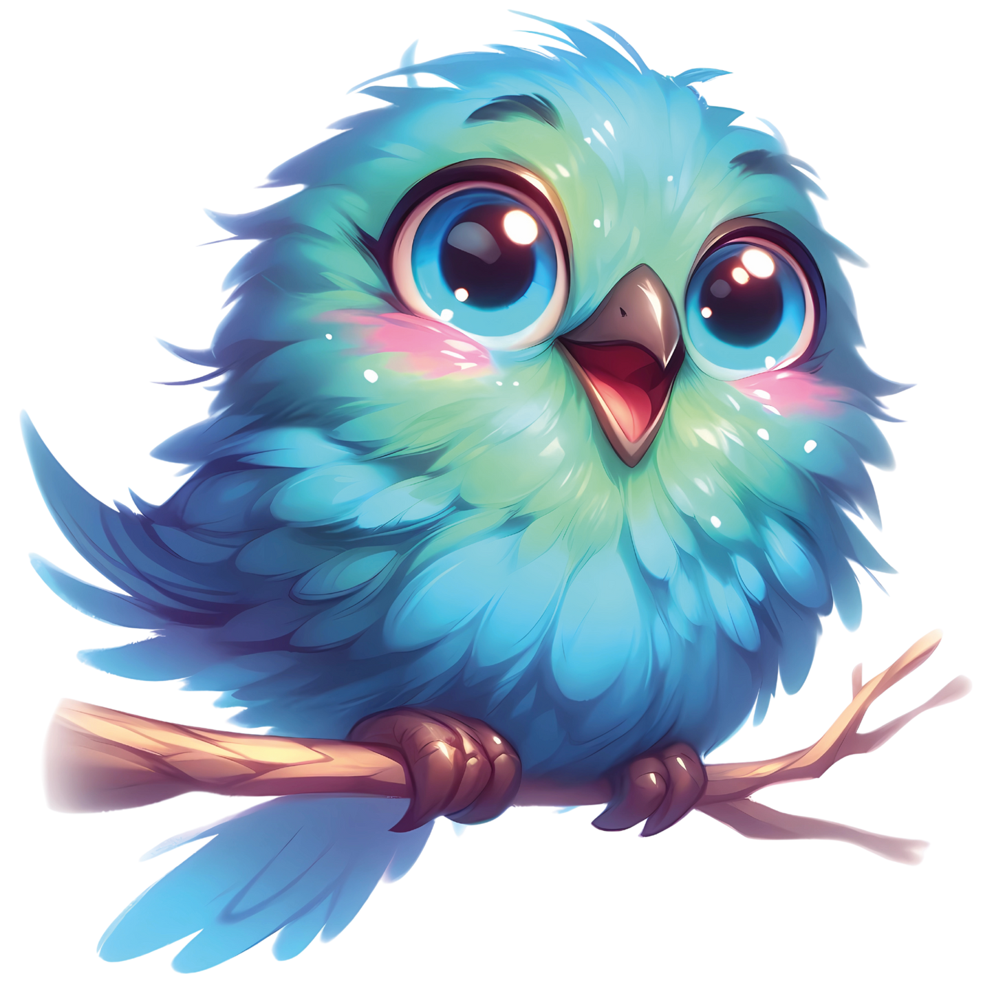 Bügelbild süße Vögel