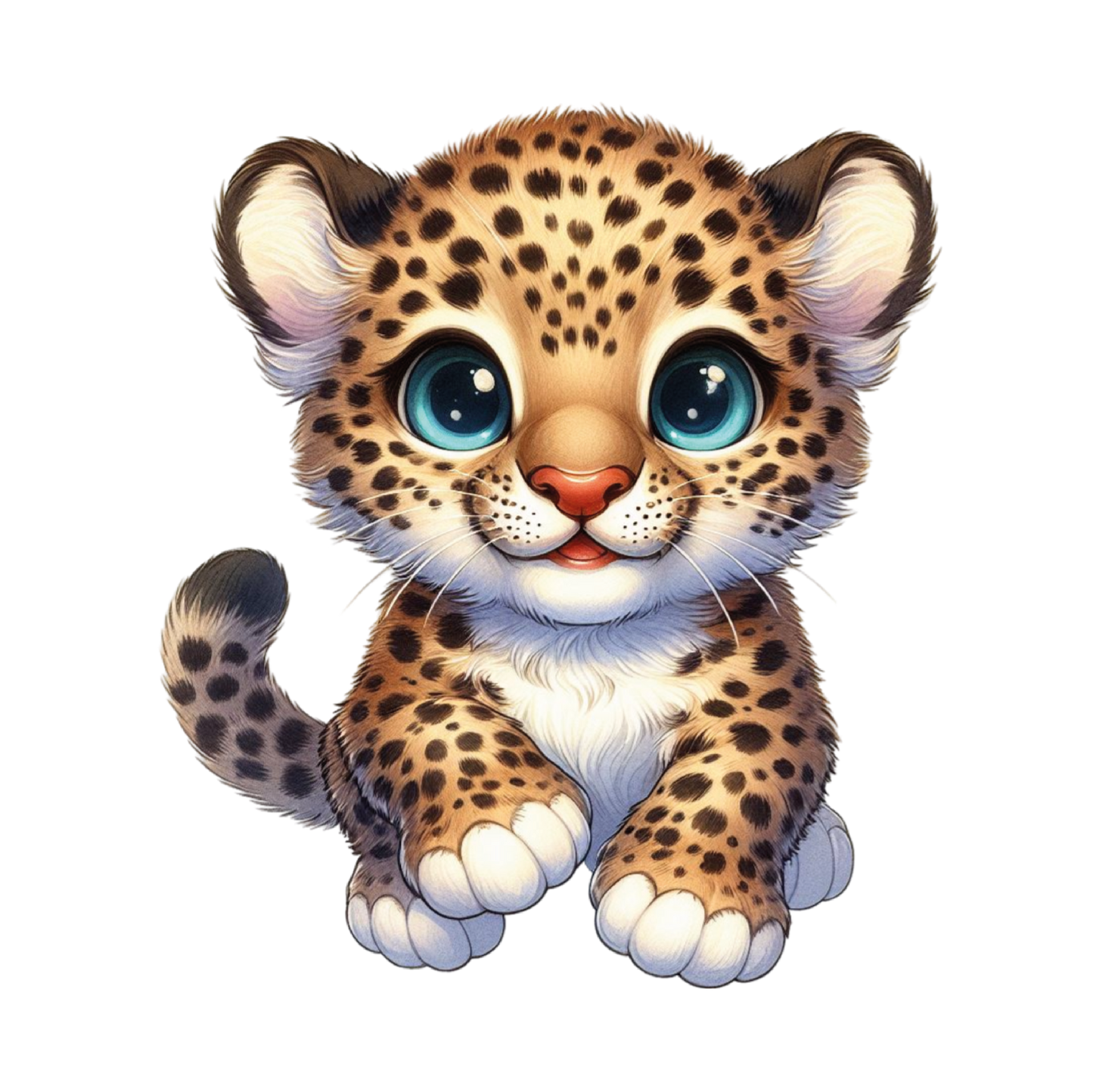 Bügelbild Baby Leopard | Leo
