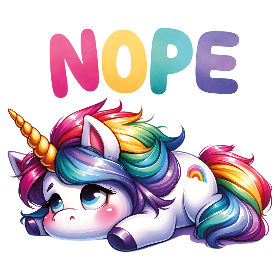 Sticker Einhorn Sprüche
