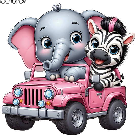 Bügelbild Safari Tierbabys – DIY-Geschenkidee Bild_9