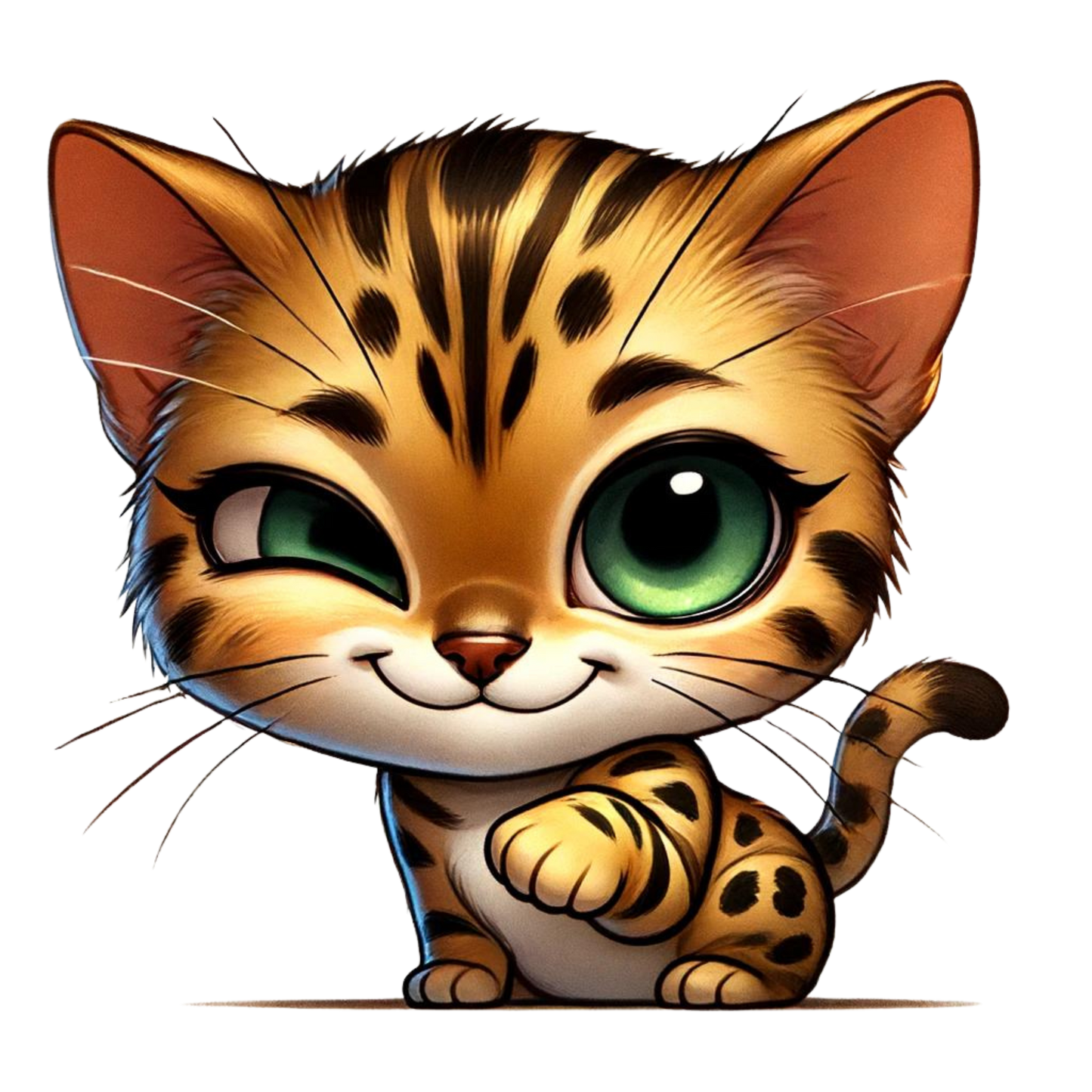 Bügelbilder Bengal Katzen - Magic Miracle Design