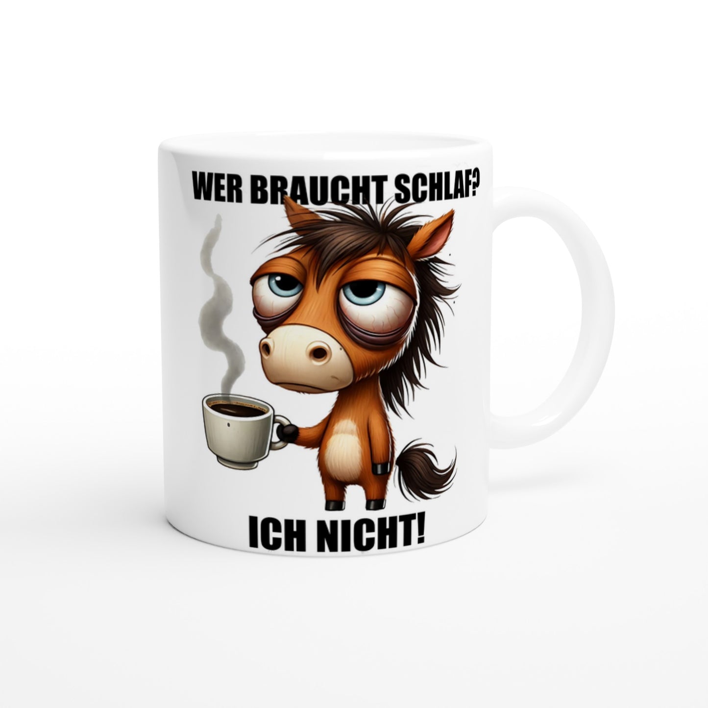Keramiktasse wer braucht Schlaf - Magic Miracle Design