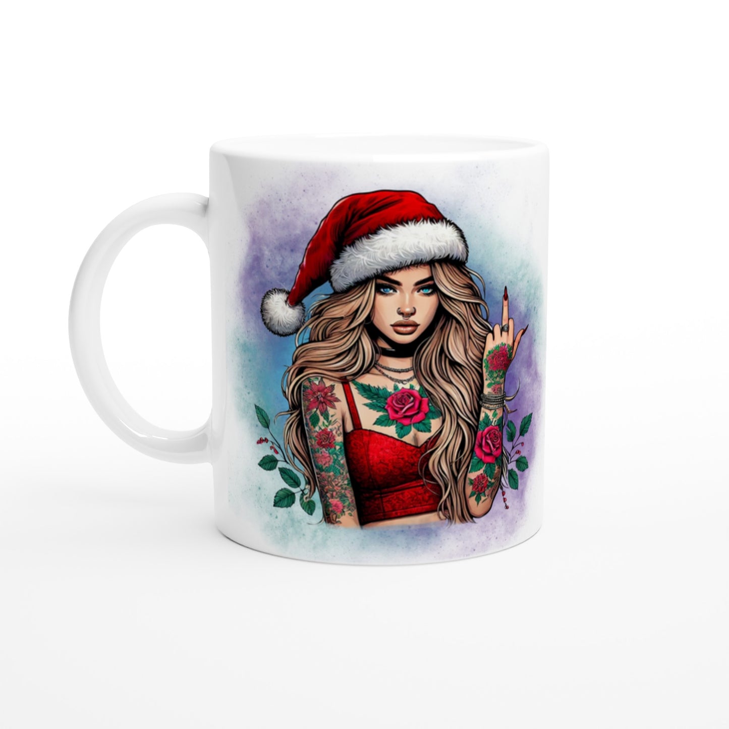 Tasse Weihnachten tätowiertes Girl - Magic Miracle Design