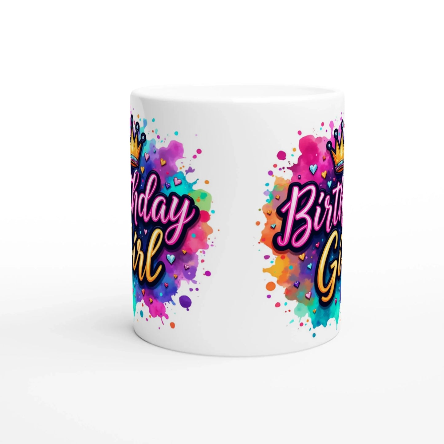 Keramiktasse Birthday Girl Krone