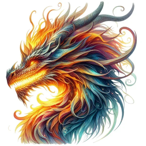 Bügelbild Drache | Dragon Bild_2