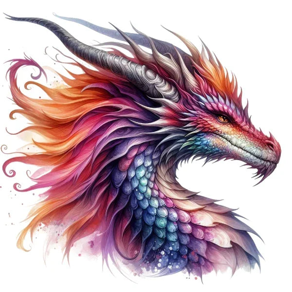 Bügelbild Drache | Dragon Bild_7