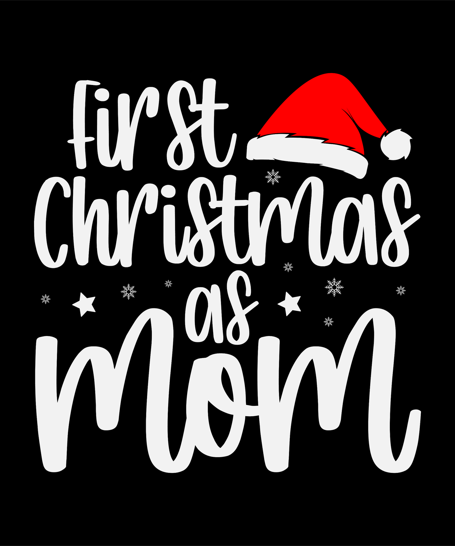 Bügelbild mein 1. Weihnachten als Mama - Magic Miracle Design