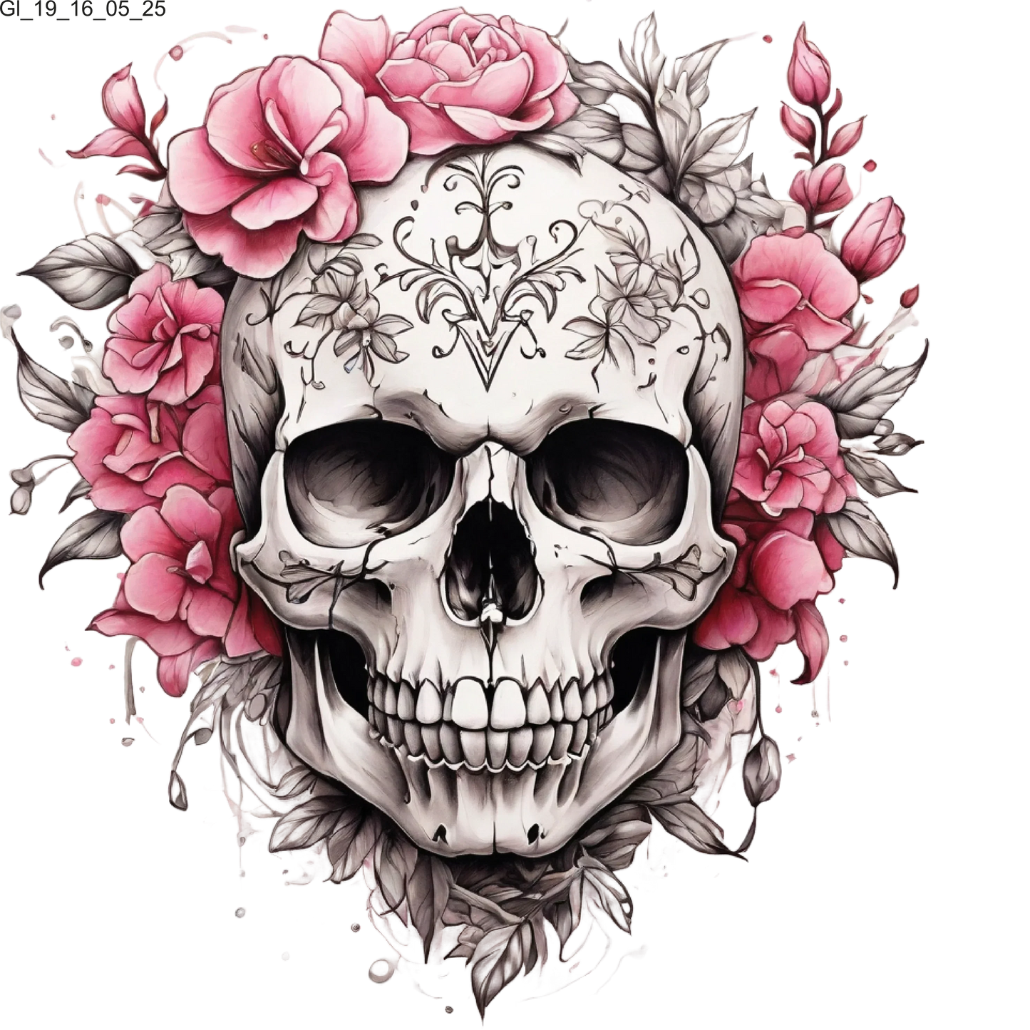 Bügelbilder Skull | Totenschädel 2 Bild_7