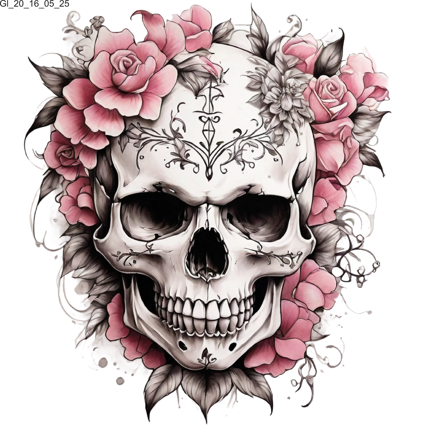 Bügelbilder Skull | Totenschädel 2 BIld_6