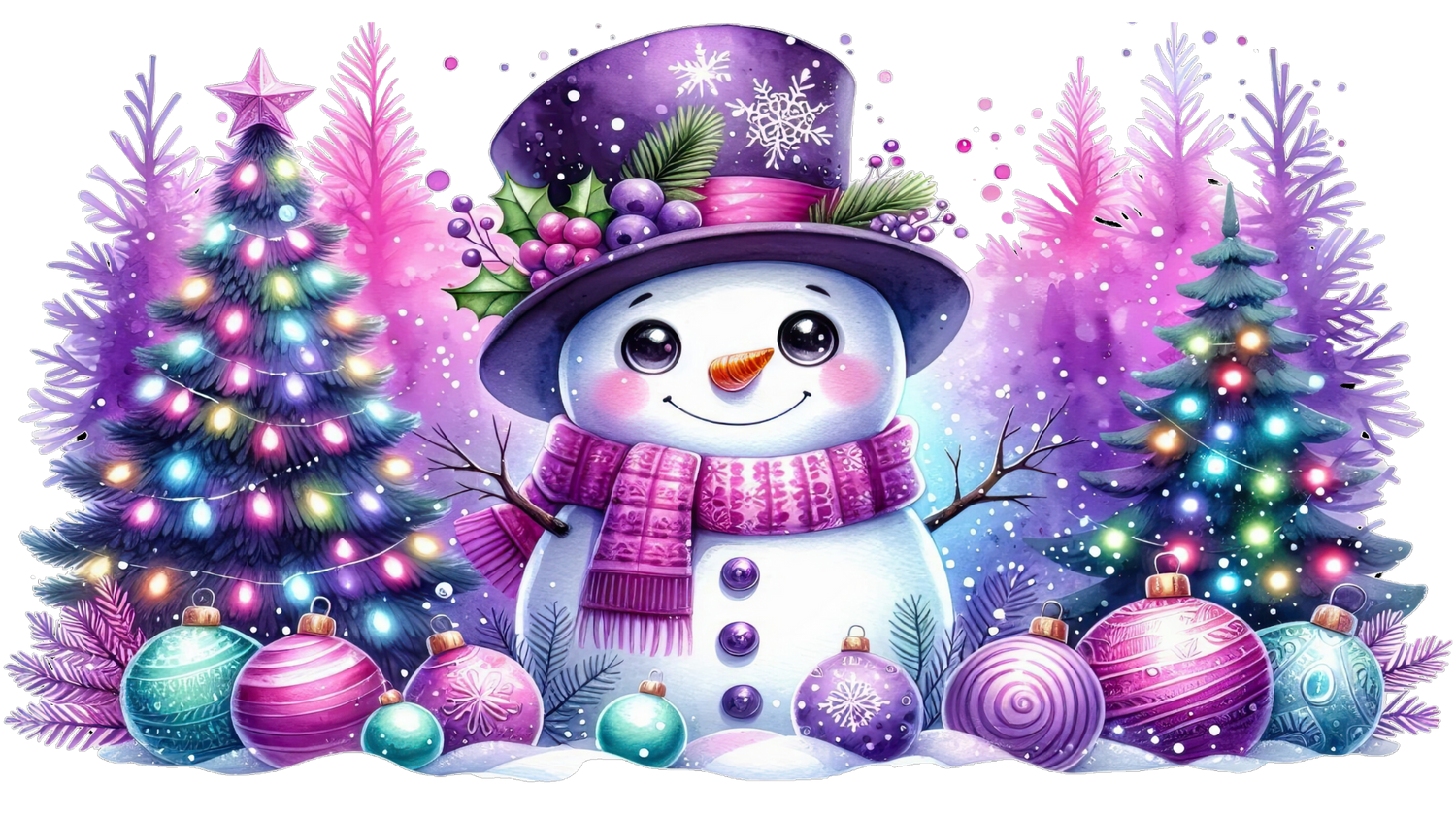 Weihnachtliche UV-Sticker | Magic Miracle Design