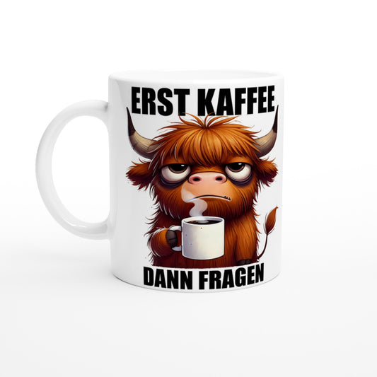 Keramiktasse Highlandkuh - Magic Miracle Design