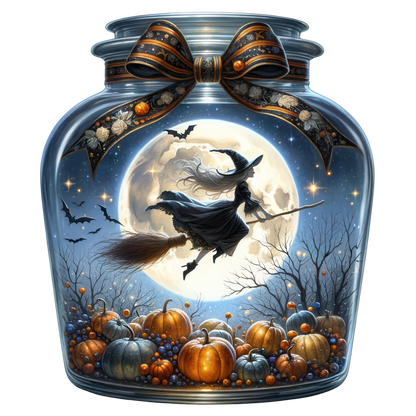 Halloween Sticker Gruselgläser – Hexen, Geister im Einmachglas Bild_7