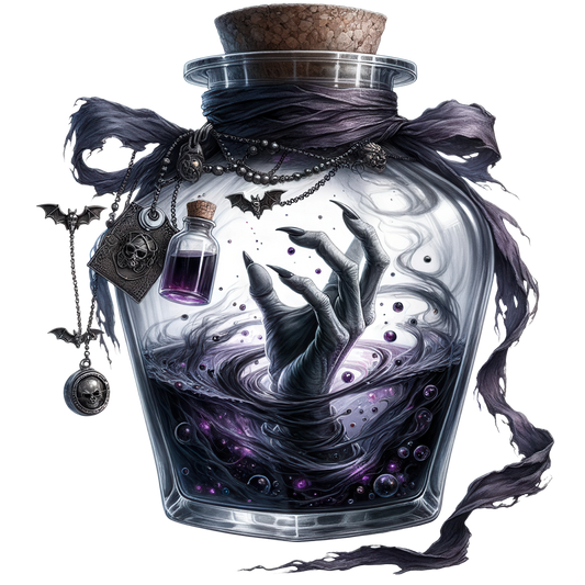Halloween Sticker Gruselgläser – Hexen, Geister im Einmachglas Bild_1