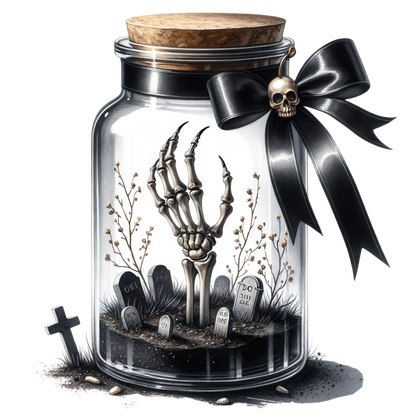 Halloween Sticker Gruselgläser – Hexen, Geister im Einmachglas Bild_9