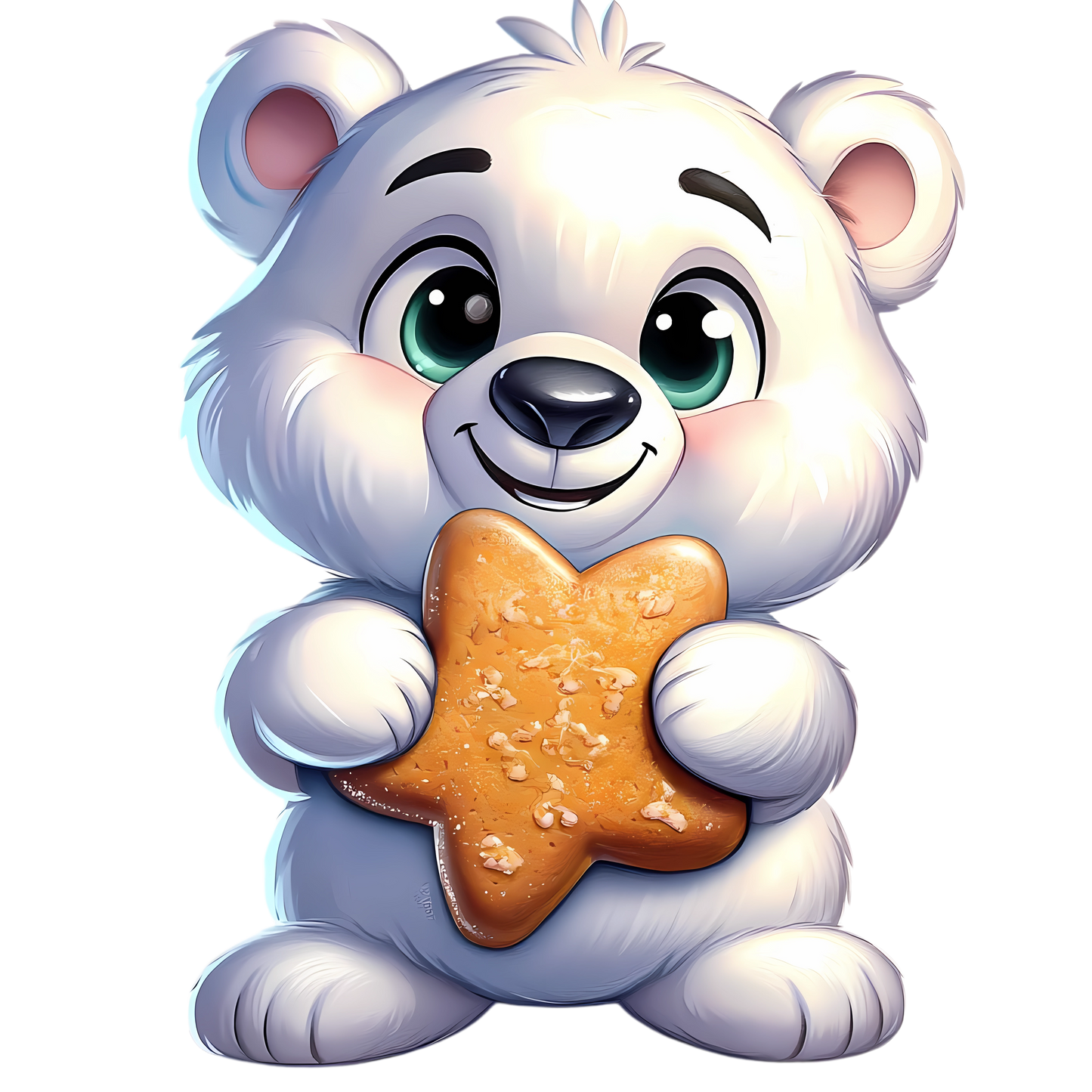 Bügelbild Weihnachten Polarbär - Geschenke, Weihnachtsbaum Bild_25