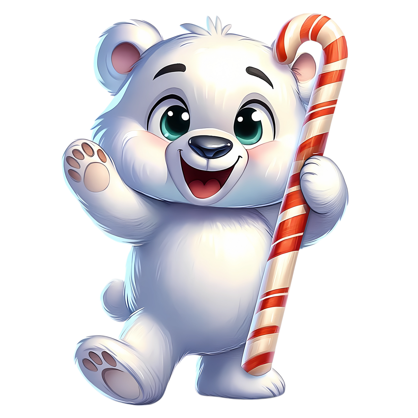 Bügelbild Weihnachten Polarbär - Geschenke, Weihnachtsbaum Bild_18