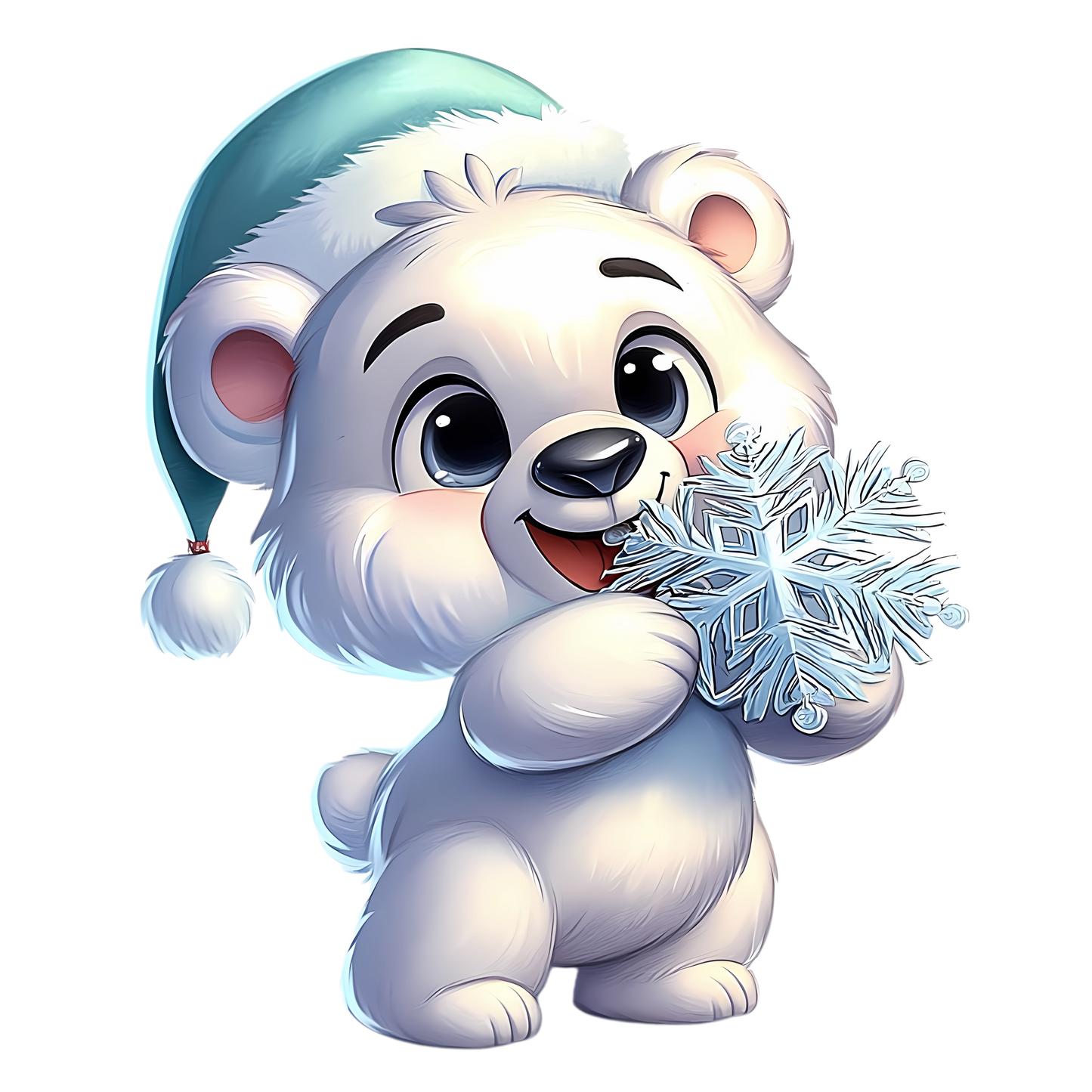 Bügelbild Weihnachten Polarbär - Geschenke, Weihnachtsbaum Bild_19