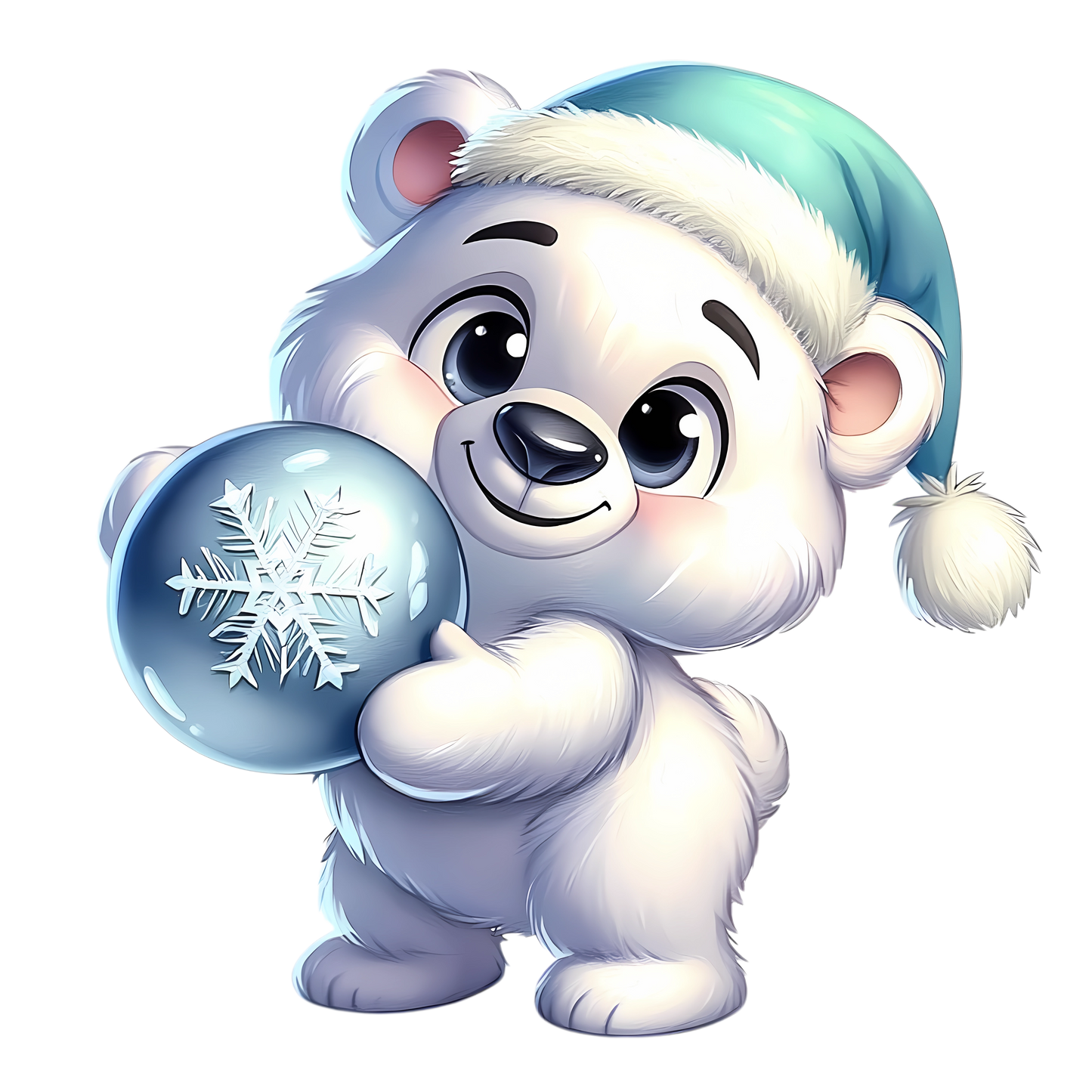 Bügelbild Weihnachten Polarbär - Geschenke, Weihnachtsbaum Bild_21