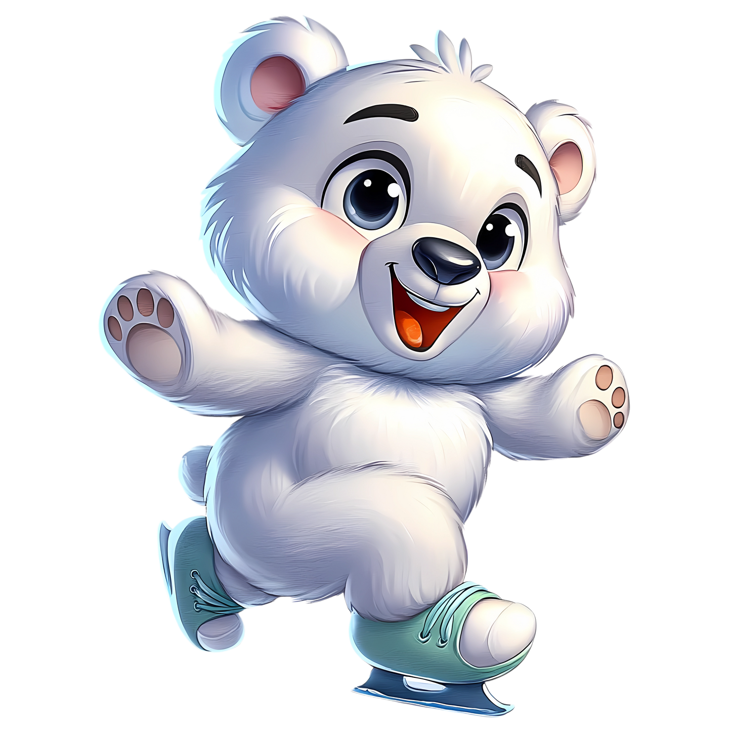 Bügelbild Weihnachten Polarbär - Geschenke, Weihnachtsbaum Bild_13