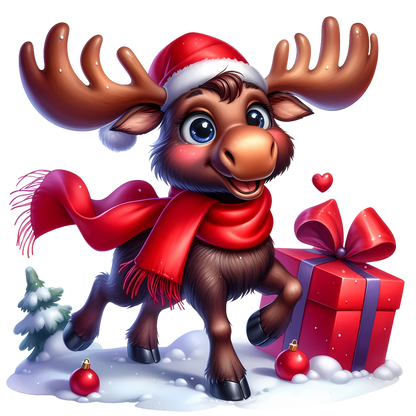 Bügelbilder Weihnachten Tiere - Magic Miracle Design
