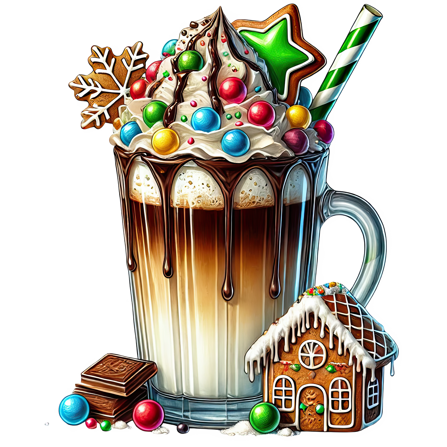 Bügelbilder Weihnachts - Getränke - Magic Miracle Design