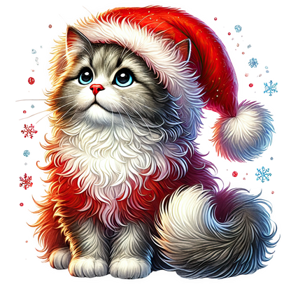 Bügelbilder Weihnachten Katzen - Magic Miracle Design