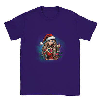 Klassisches T-Shirt tätowierte Frau - Magic Miracle Design