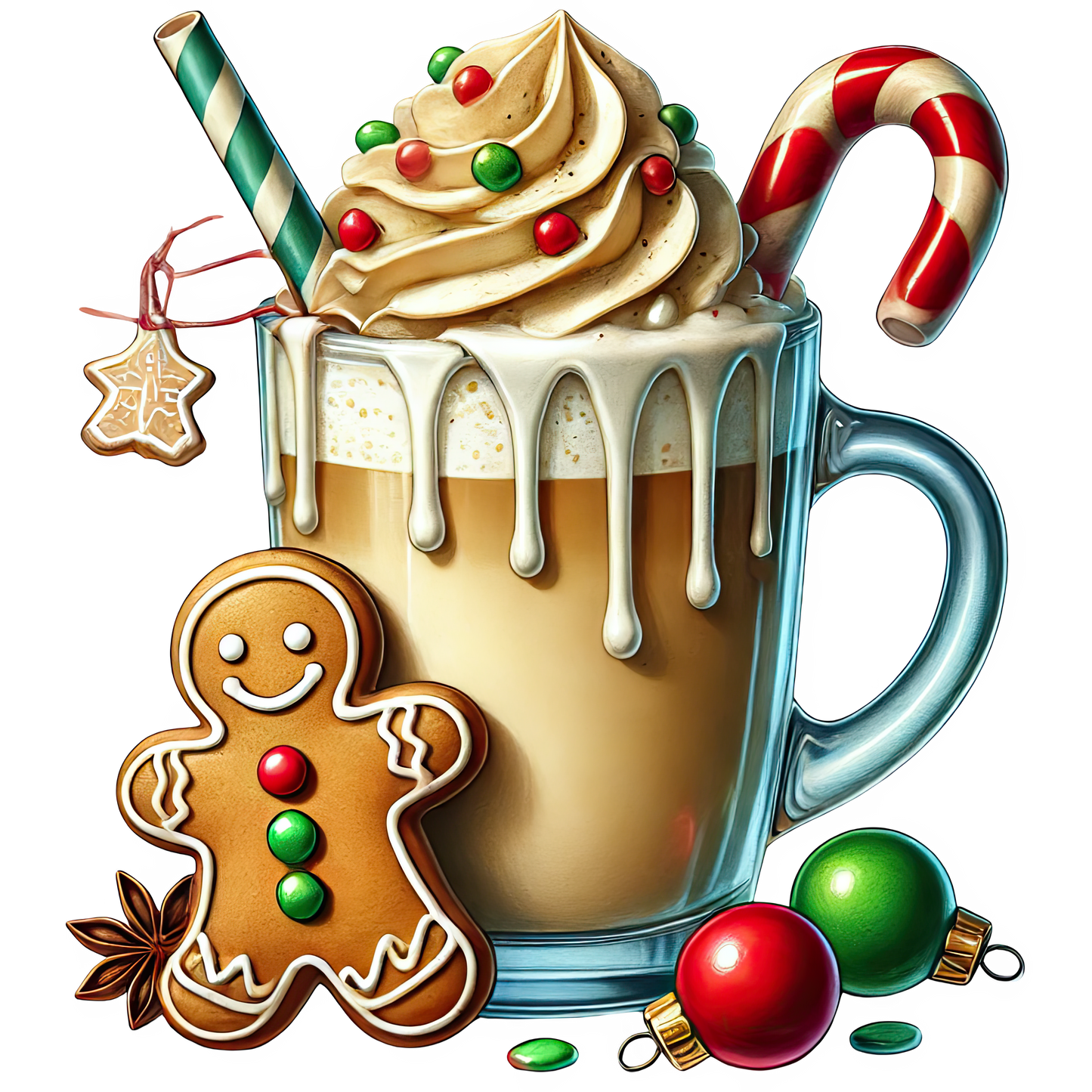 Bügelbilder Weihnachts - Getränke - Magic Miracle Design