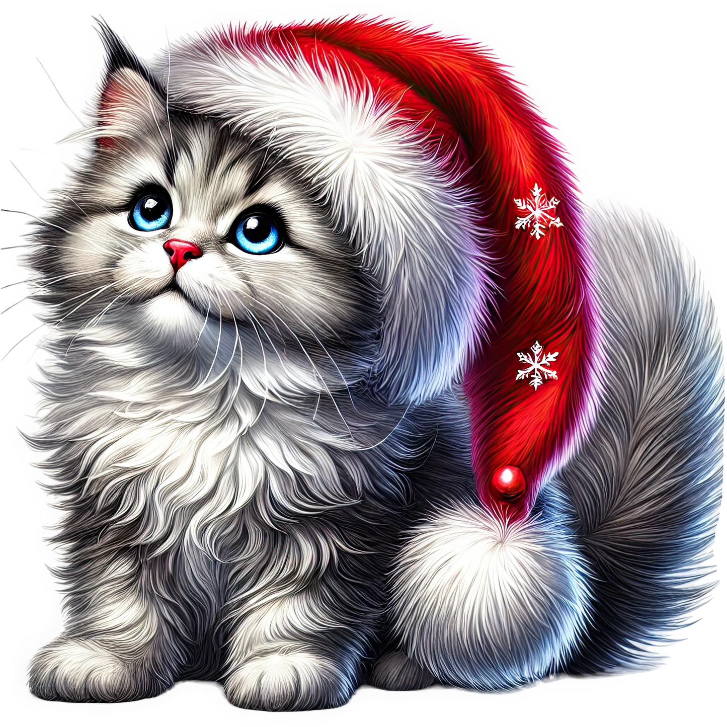 Bügelbilder Weihnachten Katzen - Magic Miracle Design