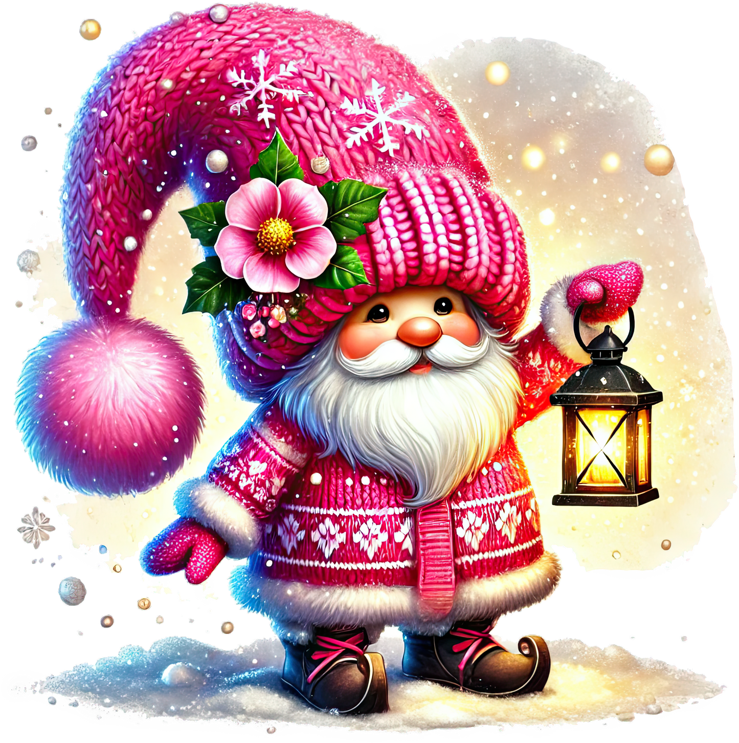 Bügelbilder Weihnachten Wichtel / Gnome - Magic Miracle Design
