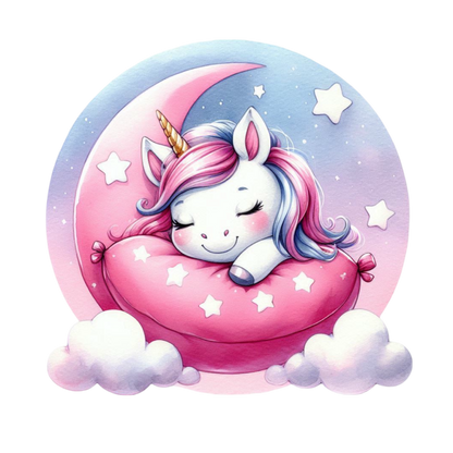 Bügelbild Baby Tiere Mond - Magic Miracle Design