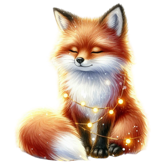 Bügelbild Weihnachten Tiere – Fuchs, Bär & Pinguin Bild_2