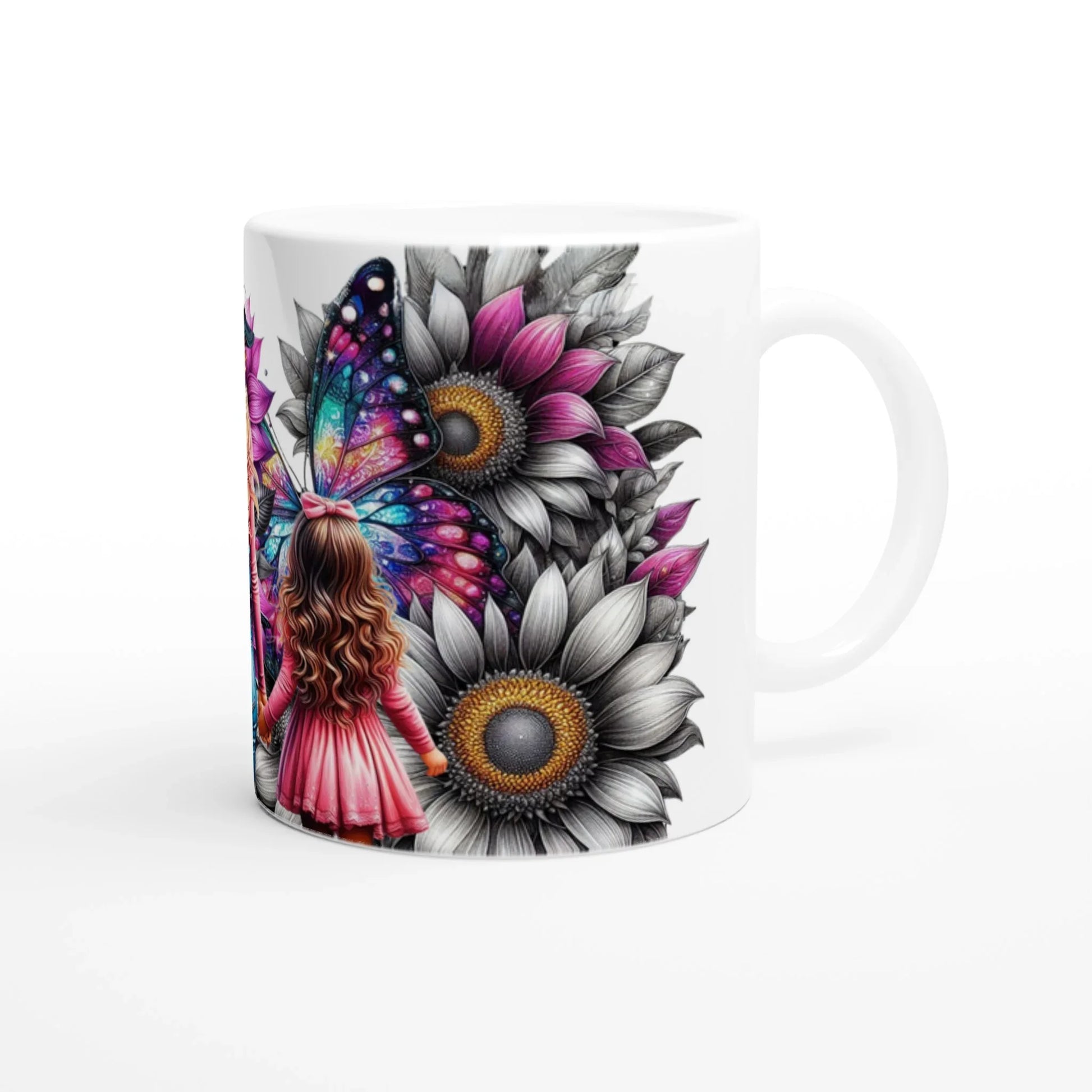Keramiktasse Mutter und Tochter