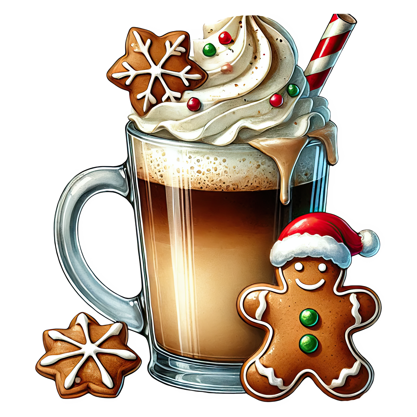 Bügelbilder Weihnachts - Getränke - Magic Miracle Design