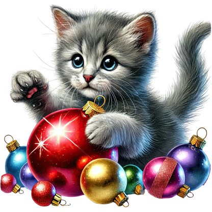 Bügelbilder Weihnachten Katzen - Magic Miracle Design