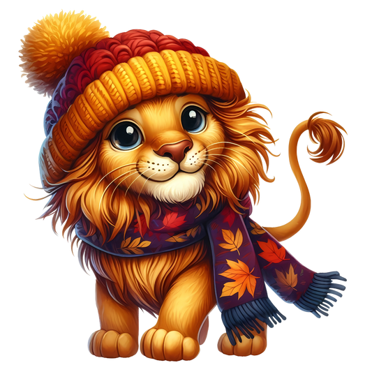 Bügelbild Winter Tiere - Hase, Eichhörnchen, Igel Bild_2