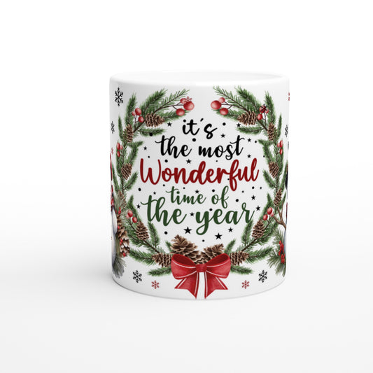 Wonderful Time Schneemann Tasse - Magic Miracle Design