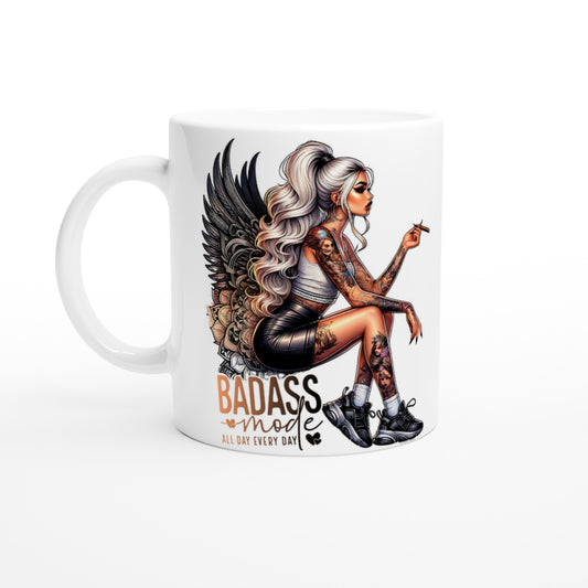 Keramiktasse blonder Engel BadAss - Magic Miracle Design