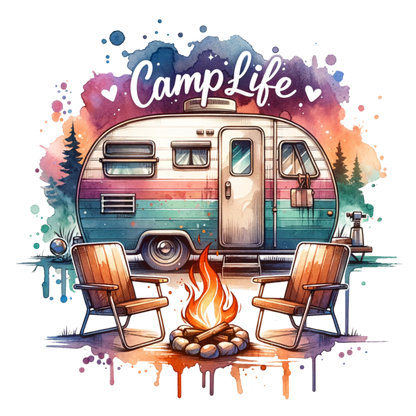 Bügelbild Bügelbilder Camping – waschfest bis 40 °C Bild_8