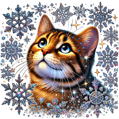 Bügelbilder Weihnachten Katzen - Magic Miracle Design