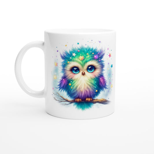 Keramiktasse blaue Eule - Magic Miracle Design