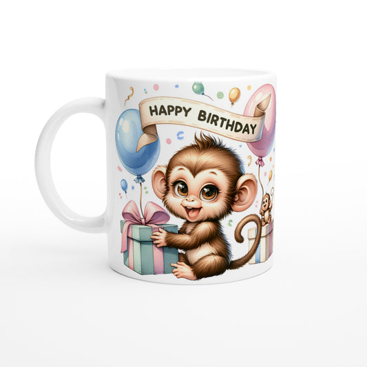 Keramiktasse Happy Birthday Affe - Magic Miracle Design
