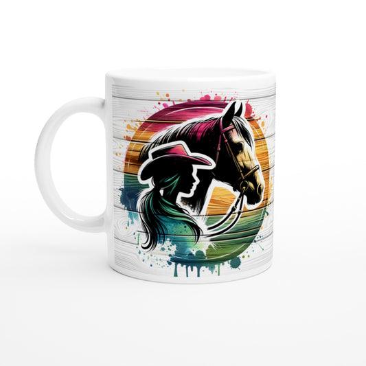 Keramiktasse Pferde Mädchen - Magic Miracle Design