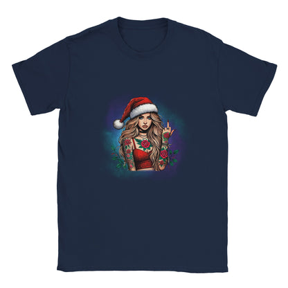Klassisches T-Shirt tätowierte Frau - Magic Miracle Design