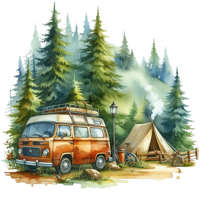Bügelbild Bügelbilder Camping – waschfest bis 40 °C Bild_7