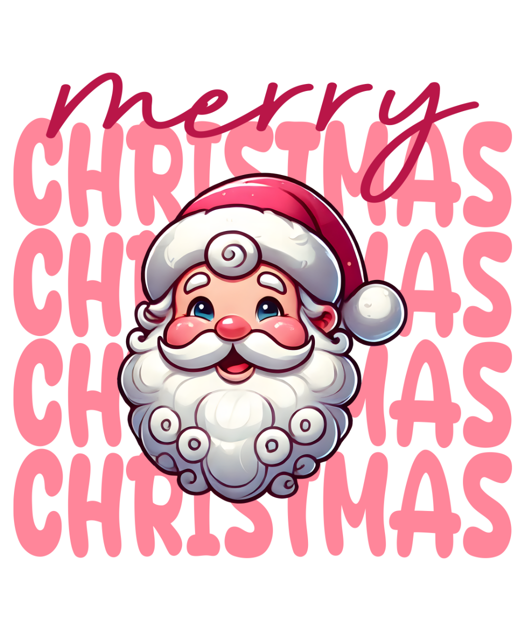 Bügelbilder Weihnachten in Pink - Magic Miracle Design