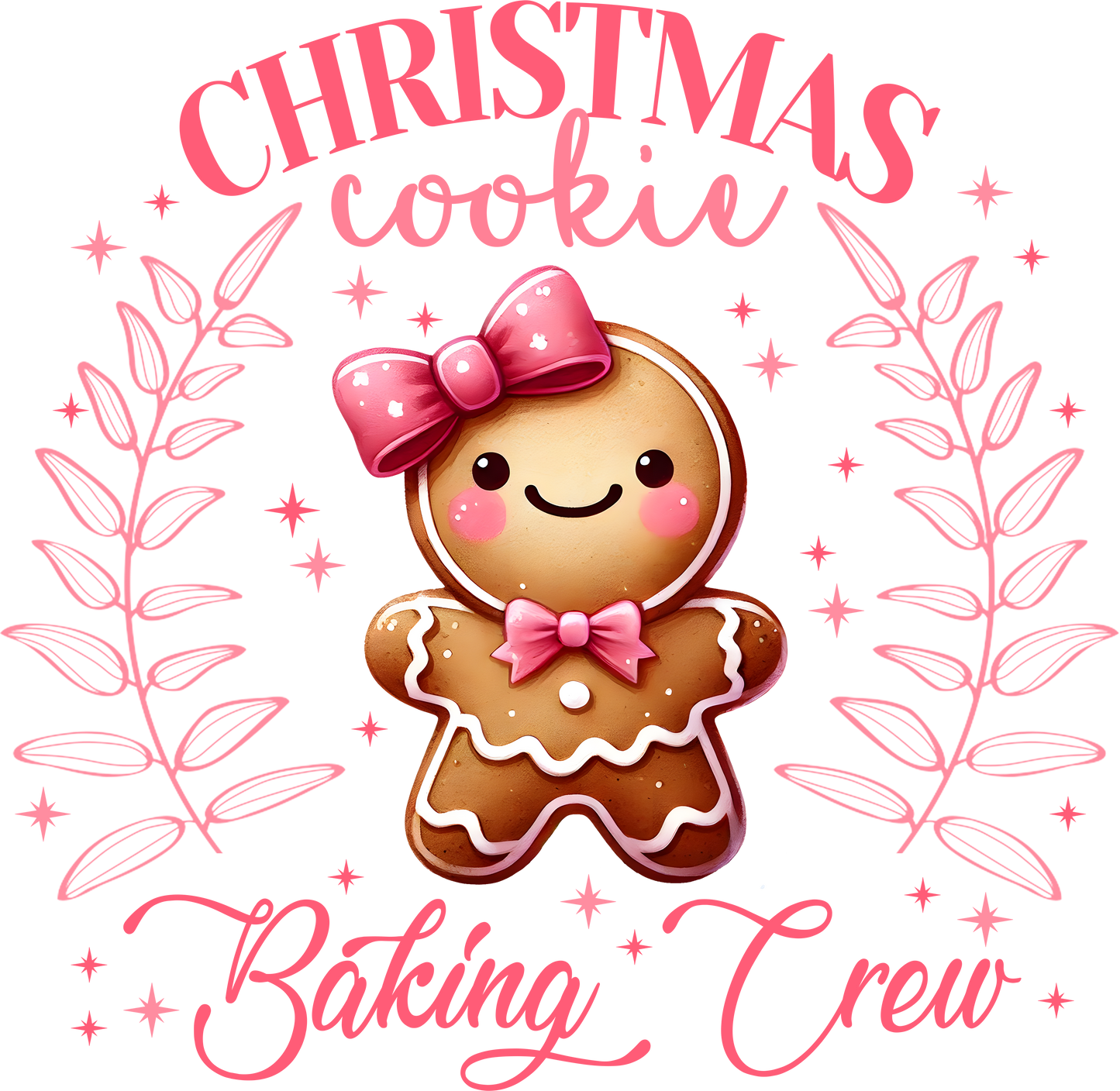 Bügelbilder Weihnachten in Pink - Magic Miracle Design