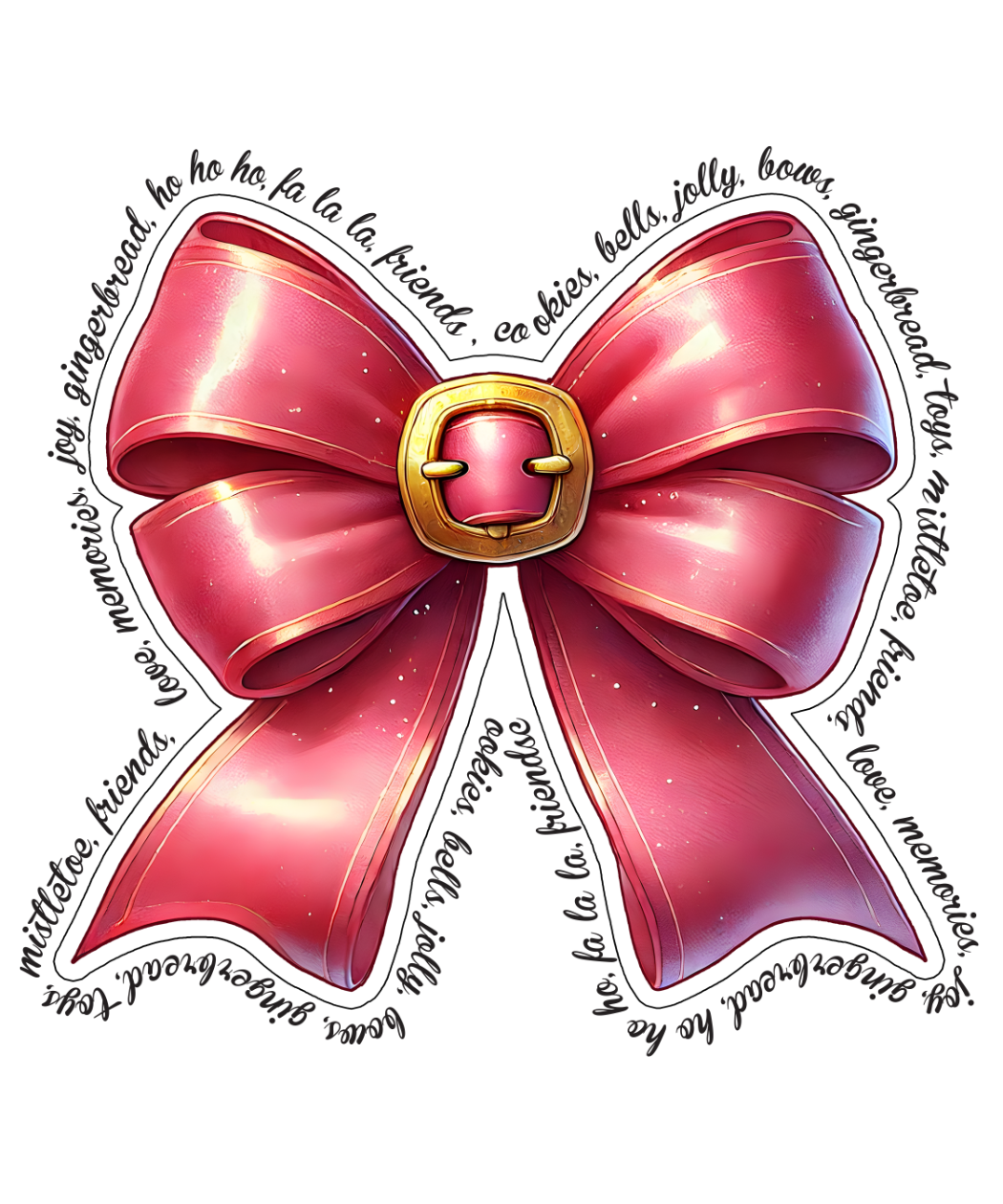 Bügelbilder Weihnachten in Pink - Magic Miracle Design